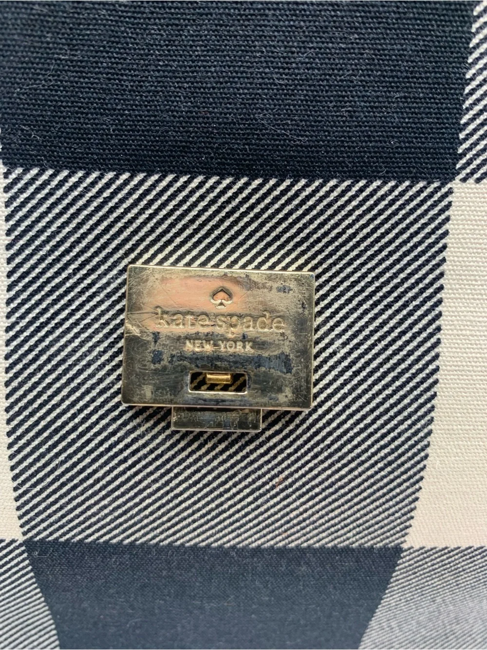 KATE SPADE Byrdie Buffalo Check Plaid Crossbody